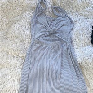 Baby blue mini dress